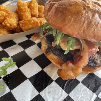 Spanky's Roadhouse - Bacon Cheese Burger - New American Near Me - Denver, Colorado Spanky's Roadhouse - Bacon Cheese Burger - New American Near Me - Denver, Colorado