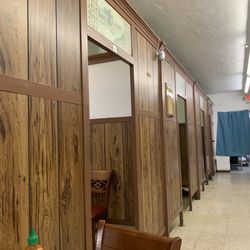 New Chicken - The booths are still there, hasn't changed much since Golden Chicken Inn.