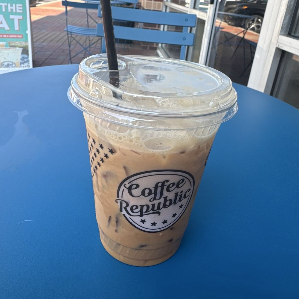 Coffee Republic - Pistachio pup shaken espresso - Coffee & Tea Near Me - Charlotte, North Carolina