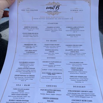 Unit B Eatery + Spirits - Food menu - Tapas/Small Plates Near Me - Pembroke Pines, Florida Unit B Eatery + Spirits - Food menu - Tapas/Small Plates Near Me - Pembroke Pines, Florida