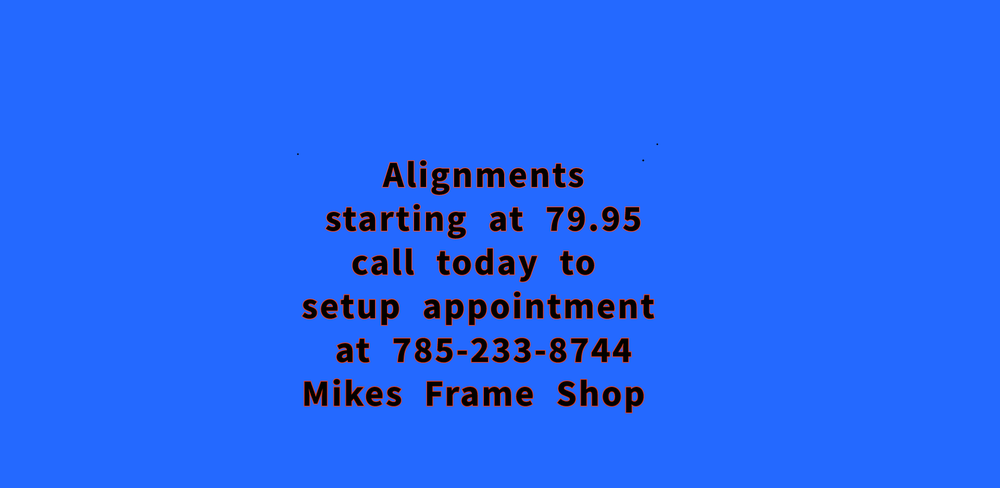 MIKE’S FRAME SHOP ALIGNMENT AND BRAKE’S - Updated September 2025 - 1507 ...
