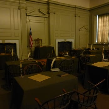 Independence Hall - There are hidden speakers at the tables to hear where the speaker was sitting. - Amusement Parks Near Me - Buena Park, California Independence Hall - There are hidden speakers at the tables to hear where the speaker was sitting. - Amusement Parks Near Me - Buena Park, California
