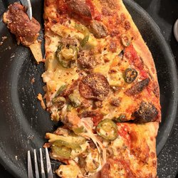 Victor's Pizza - Pulled from my toaster oven ... hot and juicy