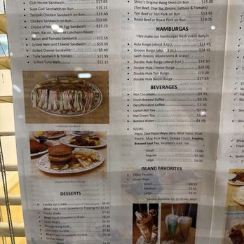 Shiro's Saimin Haven - Menu - Hawaiian Near Me - Aiea, Hawaii