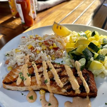 Belmont Brewing - Grilled Fillet of Salmon Lunch - Breweries Near Me - Long Beach, California Belmont Brewing - Grilled Fillet of Salmon Lunch - Breweries Near Me - Long Beach, California