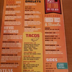 Nacho's Cafe - Menu November 2022
