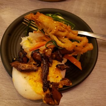 Ramen Lab Eatery - Mushroom Bao was $8 on happy hour, but higher other times. Crispy topping. Great flavors. Wouldnt pay $11 but great on happy hour menu - Ramen Near Me - Boca Raton, Florida