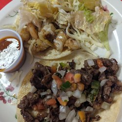 Beto’s Restaurant - Carne Asada and shrimp taco