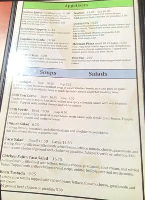 Menu photo 3 El Jinete Mexican Restaurant Anacortes, WA