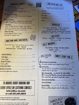 Menu photo 5 BILL-E's Fairhope, AL