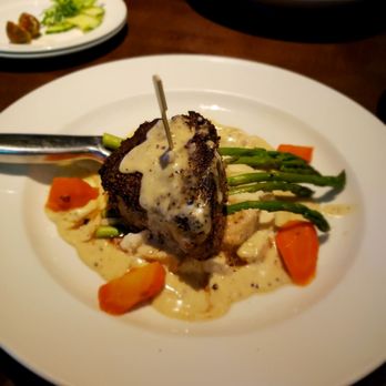 Yard House - The Pepper Crusted Filet was VERY tender. Cooked at Medium rare the taste was just incredible. - New American Near Me - Austin, Texas Yard House - The Pepper Crusted Filet was VERY tender. Cooked at Medium rare the taste was just incredible. - New American Near Me - Austin, Texas