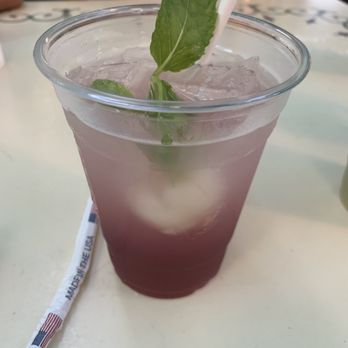Mint Julep Bar - Blackberry julep so refreshing on this sunny day and my Mickey beignets sooo good!!! No time for picture on that one so sorry!! - Donuts Near Me - Anaheim, California