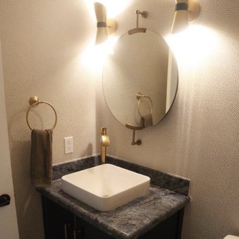 Modern Design and Remodeling - Powder room - Kitchen & Bath Near Me - Spring, Texas