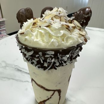 Sweet Scoops Ice Cream - Almond Joy Milkshake - Ice Cream & Frozen Yogurt Near Me - Fairport, New York