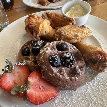 Pink Duck Kitchen - Chicken & Ube Waffles - Breakfast & Brunch Near Me - Henderson, Nevada