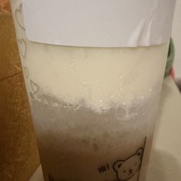 Vietnamese ice coffee.