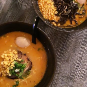 Nishikawa Ramen - Miso on the bottom & tonkotsu on top - Ramen Near Me - Phoenix, Arizona Nishikawa Ramen - Miso on the bottom & tonkotsu on top - Ramen Near Me - Phoenix, Arizona