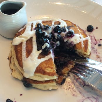 ARC Restaurant - Nice fluffy pancake,but for the price I expected WAY better presentation.Also had the mushroom on toast but it was WAY too salty - Canadian (New) Near Me - Vancouver, British Columbia