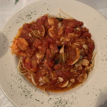 La Mezzaluna Café - My linguini Shrimp Fra Diavolo! - Italian Near Me - Charles Town, West Virginia