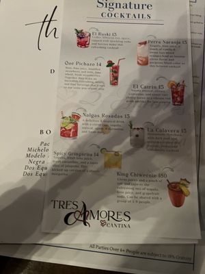 Menu photo 3 Tres Amores y Cantina Oxnard, CA Menu photo 3 Tres Amores y Cantina Oxnard, CA