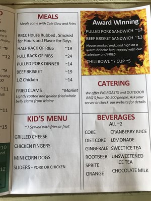 Menu photo 1 The Shed Rangeley, ME Menu photo 1 The Shed Rangeley, ME