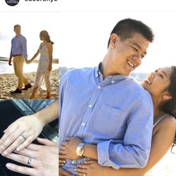 Edcora Jewelry - Brian and Michelle's diamond engagement and wedding bands