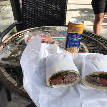 Limoncello - The Goodfella Sandwich, additional snacks, and a beautiful day to sit outside - Sandwiches Near Me - San Francisco, California