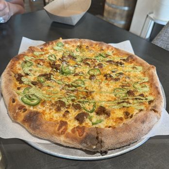 Hop Atomica - El Jefe pizza. Absolutely phenomenal!!!! - Breweries Near Me - Savannah, Georgia Hop Atomica - El Jefe pizza. Absolutely phenomenal!!!! - Breweries Near Me - Savannah, Georgia
