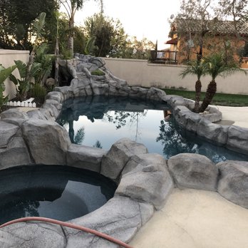 Pool Rehab - Pool with water in it. - Pool Cleaners Near Me - Riverside, California