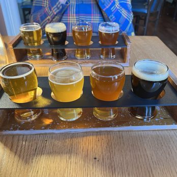 John Ryan Brewery - Two flights of beer - Breweries Near Me - Williamsport, Pennsylvania