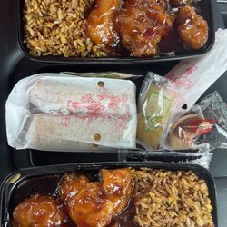 Garden China - Our Lunch specials for $11 each plate with Egg Roll