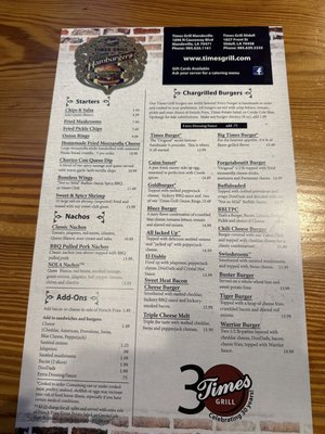 Menu photo 1 Times Grill Mandeville, LA Menu photo 1 Times Grill Mandeville, LA