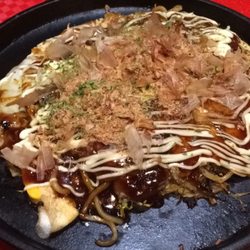 Okonomi House - The 'classic' pork option Really tasty! I've never tried anything like it before