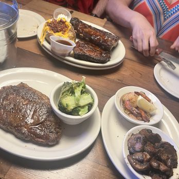 Texas Roadhouse - 14 oz ribeye and rack of ribs - American Near Me - Henderson, Nevada Texas Roadhouse - 14 oz ribeye and rack of ribs - American Near Me - Henderson, Nevada