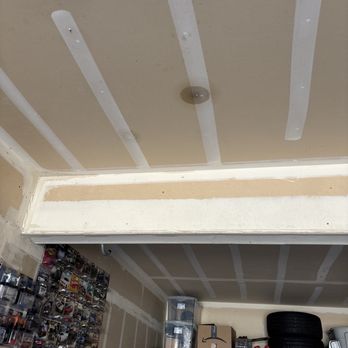 Benchmark Restoration and Cleaning - Water leaking from the ceiling in my garage which is located under the dishwasher where the massive leak was. - Carpet Cleaning Near Me - Vancouver, Washington