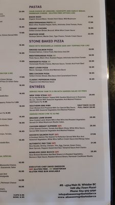 Menu photo 3 All Seasons Grill Whistler, BC