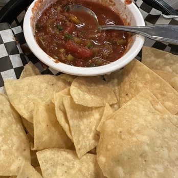 Harlow's Cafe - Delicious salsa! I was told it has 17 natural ingredients. As you see, didn't even had time to take a pic before digging in! - Burgers Near Me - Tempe, Arizona Harlow's Cafe - Delicious salsa! I was told it has 17 natural ingredients. As you see, didn't even had time to take a pic before digging in! - Burgers Near Me - Tempe, Arizona