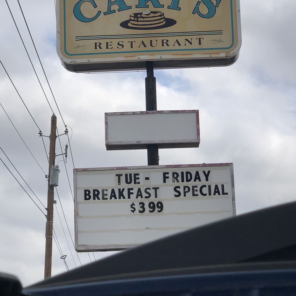 It's pretty clear. But just know it's three small pancakes.