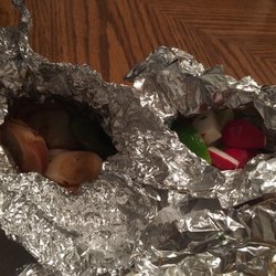 Tacos Al Vapor - Loads of fresh and grilled veggies.
