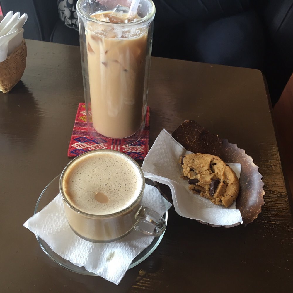 Ca Phe Phin - Iced is the decaf, number 3. Super good. But the best one was mine :) the love - Vietnamese Near Me - Houston, Texas