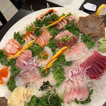Wasabi Bistro - sashimi plate L for 3-4 - Japanese Near Me - Livermore, California Wasabi Bistro - sashimi plate L for 3-4 - Japanese Near Me - Livermore, California