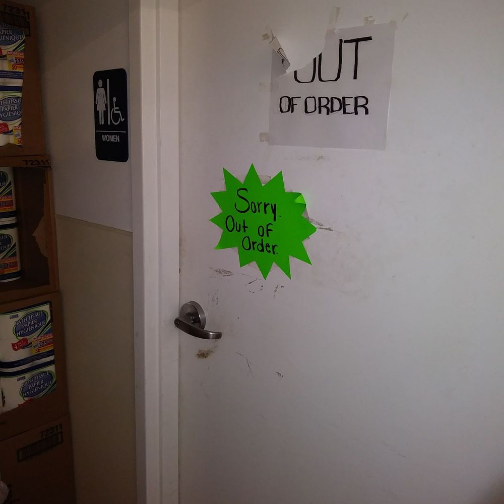 Dollar Tree - Ladies room - Discount Store Near Me - Deland, Florida