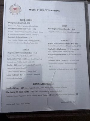 Menu photo 2 Gourmet Au Bay Bodega Bay, CA Menu photo 2 Gourmet Au Bay Bodega Bay, CA