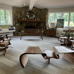 NC Welcome Center - Sitting and resting area