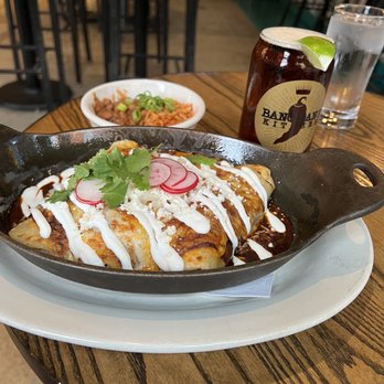 Bang Bang Kitchen - 3 Enchiladas  chicken - New Mexican Cuisine Near Me - Seattle, Washington