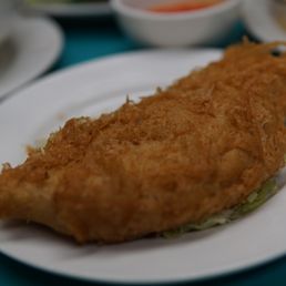 Deep Fried Taro Root Fish