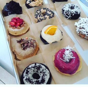 Vegan Sunshine Donuts - a variety of doughnuts - Donuts Near Me Vegan Sunshine Donuts - a variety of doughnuts - Donuts Near Me