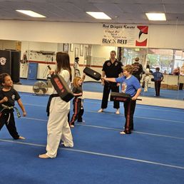My son is helping out the mini dragon class My son is helping out the mini dragon class