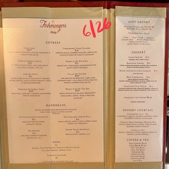 The Fishmonger’s Daughter - Menu (Jun 2026) - Seafood Near Me - Catonsville, Maryland The Fishmonger’s Daughter - Menu (Jun 2026) - Seafood Near Me - Catonsville, Maryland
