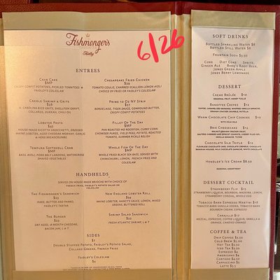 Menu photo 6 The Fishmonger’s Daughter Catonsville, MD Menu photo 6 The Fishmonger’s Daughter Catonsville, MD